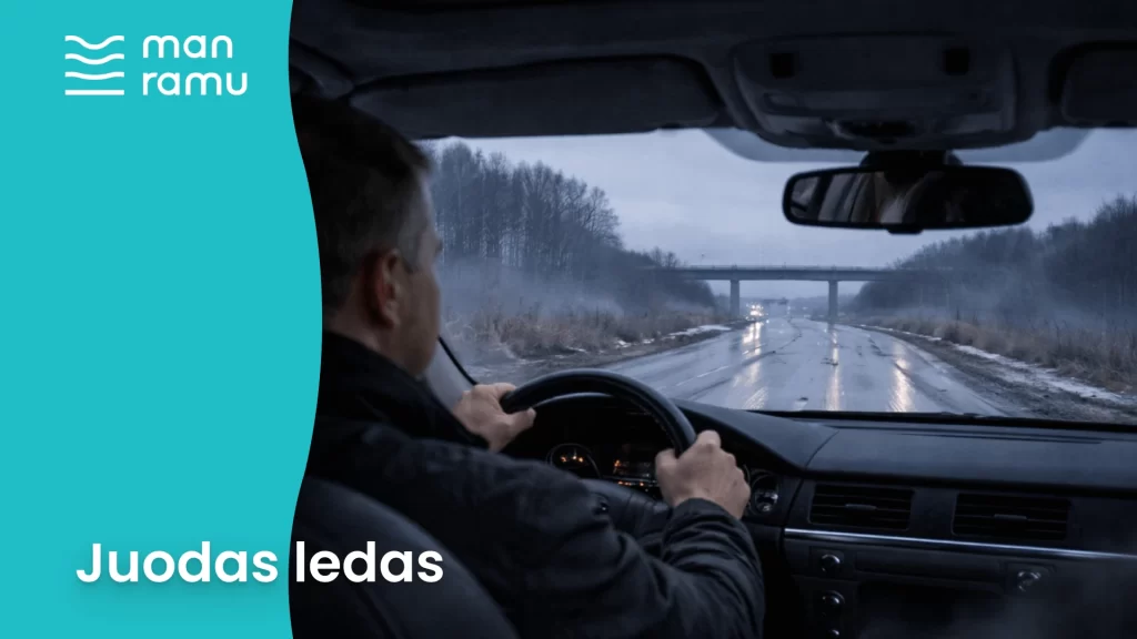 Kaip vairuoti per juodą ledą